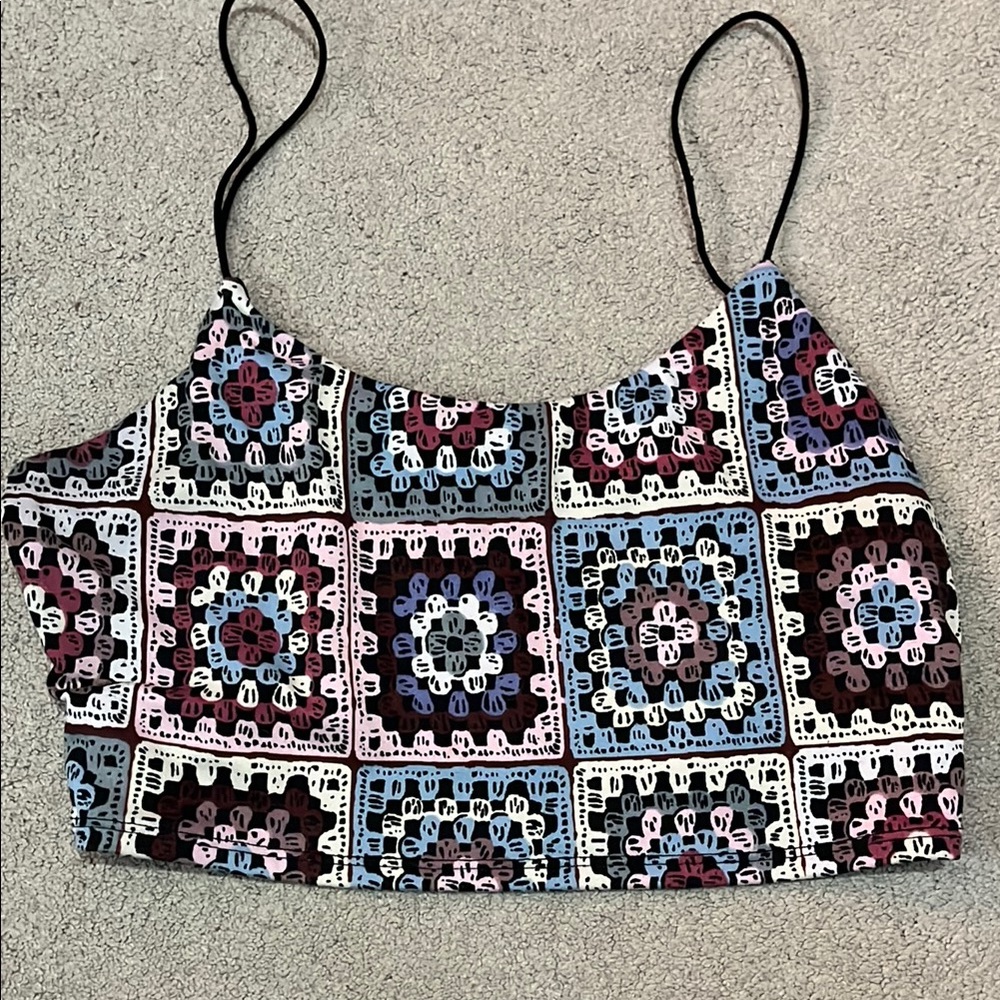 Bear Dance multicolor tank top